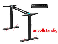 Ergofino DT30 Pro Elektrisch Höhenverstellbarer Schreibtisch Gestell 2 Motoren