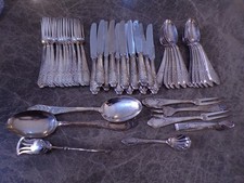 Elegantes Silberbesteck Rokoko