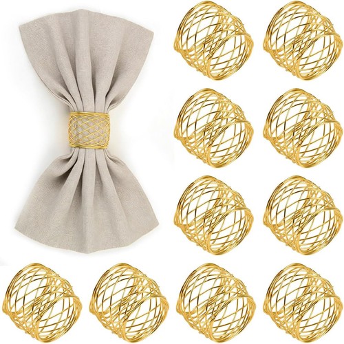 Serviettenringe gold metall - serviettenringe,