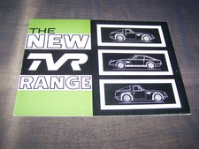 TOPRARITÄT Herrlicher Prospekt TVR Programm von 1965 Griffith Trident Mark 3 !!!