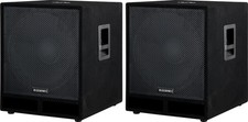 PAAR DJ PA SUBWOOFER DISCO