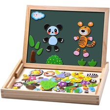 Kinder holzpuzzle magnettafel - kinder,