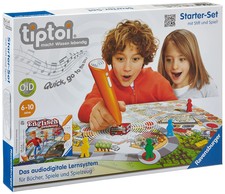 Ravensburger tiptoi Starter-Set Englisch Detektive Lernspiel Kinder 6-10 Jahre