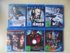 Action + 6 Blu-Rays + Jerico + 2012 + Warcraft + Terminator + Iron Man + Account