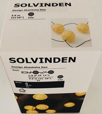 IKEA Solvinden Lichterkette Gelb 12 LED 304.530.52 Batteriebetrieben  NEU OVP