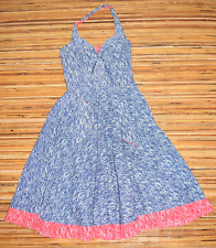 Kleid Neckholder, 50er/60er Jahre, Größe M, Vintage Taille 66 cm