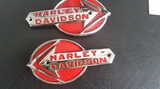 Harley  Tankembleme Original an Modellen  1959-60, passt an allen Fat Bob Tanks