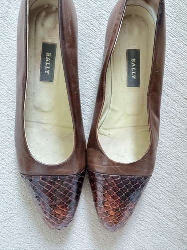 Bally damen pump leder braun - pump,