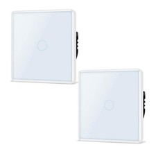 TAWOIA Touch Lichtschalter 1 Fach 2 Wege Lichtschalter Unterputz Lichtschalter