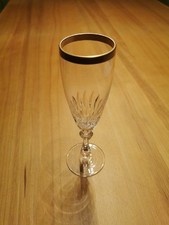 Spiegelau, Kristall, Goldrand, 6 Stk. Sektkelche, 535/Salzburg