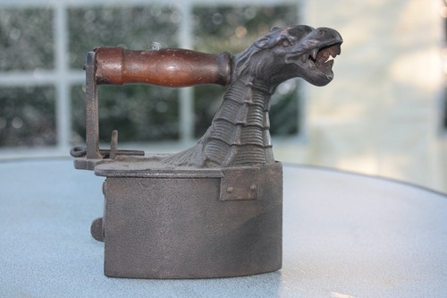 Drachenkopf bügeleisen - drachenkopf,