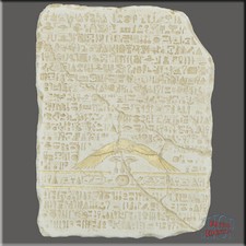 Wandrelief Relief Wandbild 3D Bild Ägyptische Tafel Skulptur Antik Stuckgips