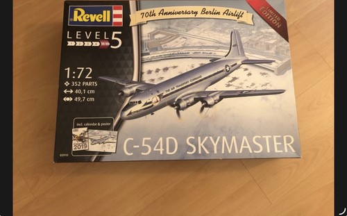 Revell 54d skymaster - c-54d, 70th