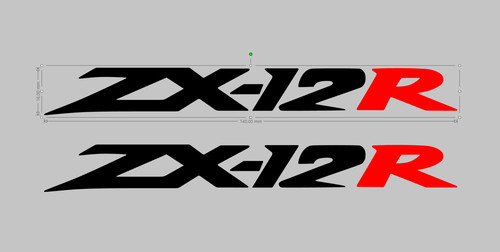 12r motorrad aufkleber - zx-12r,