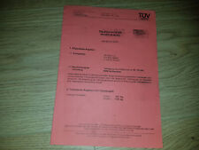 ABE Tüv Gutachten Tieferlegung Federn Gewindefahrwerk BMW 3er E36 JR 8200 17700