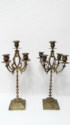 Paar kerzenleuchter bronze - bronze,