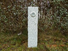 LED Gartenlampe Teichlampe Außenleuchte Wegeleuchte echter Stein 230 V  Granit