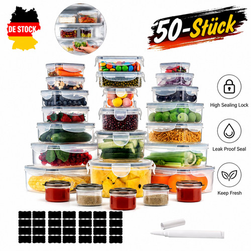 Frischhaltedosen 50er set - frischhaltedosen,