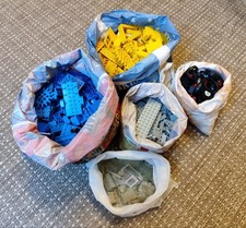 LEGO Steine Konvolut Ca 9, 5 Kg Kilo mit Diverse Gebrauchsanweisung, Platten,