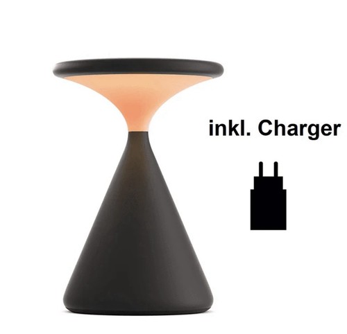 Grau akku tischlampe - akku, salt