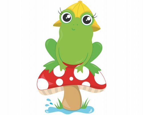 Lustiger frosch mit - lustiger,