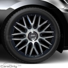 Radzieblenden Radkappen 15 Zoll Orden Pro Schwarz Silber Blenden Radblenden