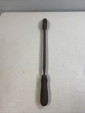 Vintage Schmiede Kupferkopf Holzgriff Lötkolben 20" lang