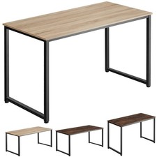 Schreibtisch Computertisch Bürotisch Tisch 120/140 cm Holz Metall Industrie Stil