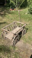 Alter Blumenwagen Leiterwagen Handwagen Bollerwagen Bauer Scheune Garten