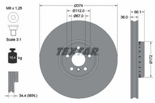 Brake Disc Textar 92290225