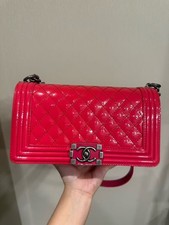 Chanel Dark Pink Quilted