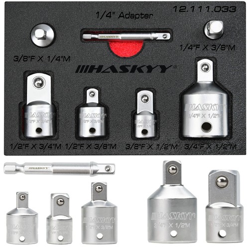 Stecknuss adapter set - adapter, 1/4"