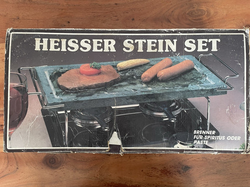 Heißer stein tischgrill set - heißer,