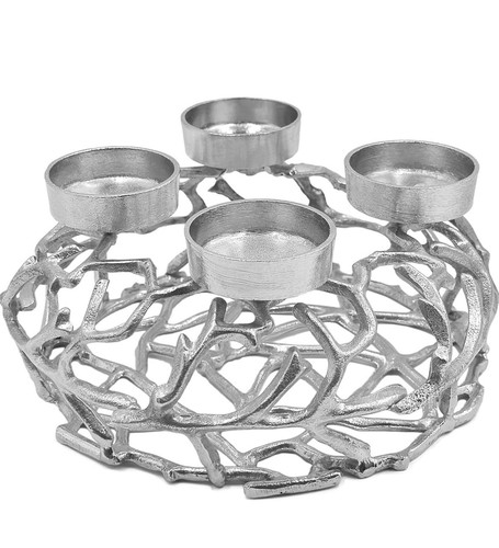Luxus adventskranz ø36cm rund - Ø36cm,