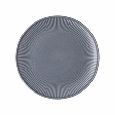 Thomas Clay Speiseteller, Teller flach, Geschirr, Steinzeug, Sky, 27 cm