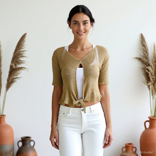 Boho folklore strickjacke - folklore,