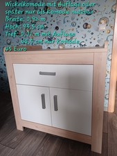 Wickelkommode mit Aufsatz und