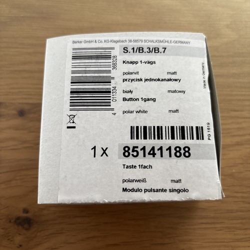 Berker 85141188 taste 1fach - berker,