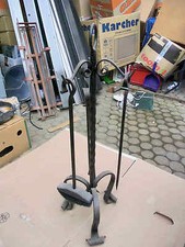 Altes Kaminbesteck H 78 cm