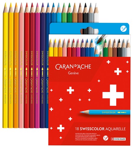 Caran ache buntstifte - caran, d'ache
