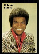 Roberto Blanco Autogrammkarte Original Signiert # BC 227997