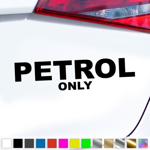 Petrol only sticker fuel - sticker,