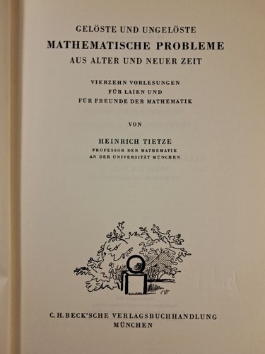 Heinrich tietze gelöste und - tietze:,