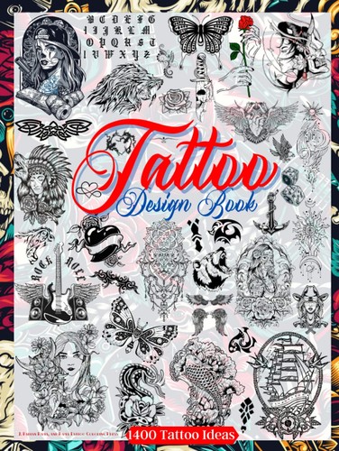 Tattoo design buch 1400 - tattoo, buch: