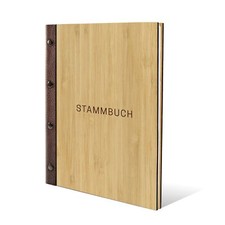 Stammbuch Bambus Cover Echt