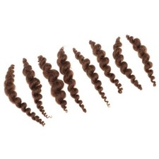 Reine Mohair Lockenhaar Perücke für Reborn Puppe sieht aus wie echtes feines Babyhaar