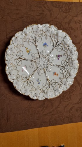 Meissen prunkteller teller - meissen,
