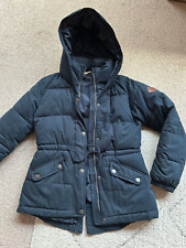 Hollister Jacke - Mantel - Steppjacke gefüttert - mit Kapuze Größe S - Orignal