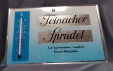 Werbespiegel mit Thermometer