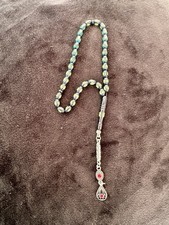 Tespih Tesbih Damla Osmanli Kehribar Ates Bernstein Misbaha Rosary Amber